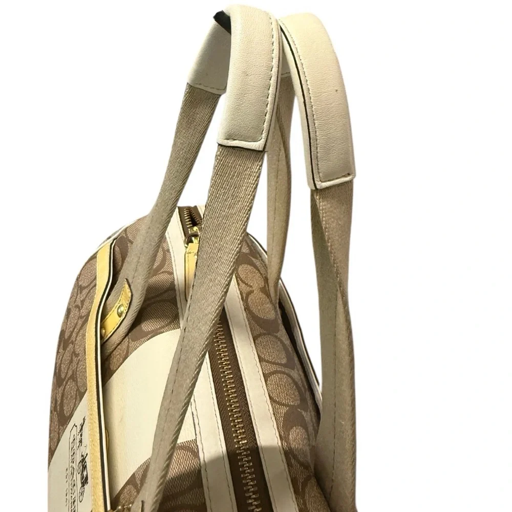 Coach 2007 Heritage Stripe Boston Bag - Picture 11 of 13